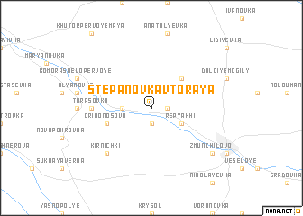 map of Stepanovka Vtoraya