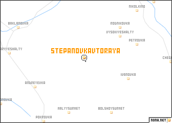 map of Stepanovka Vtoraya