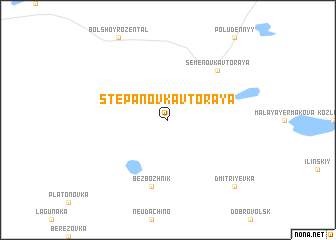 map of Stepanovka Vtoraya