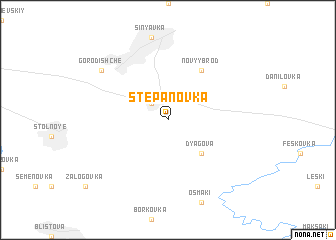 map of Stepanovka