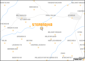 map of Stepanovka