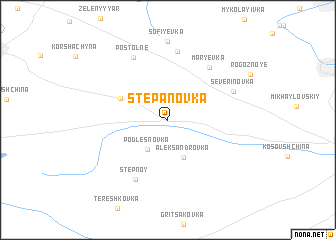 map of Stepanovka