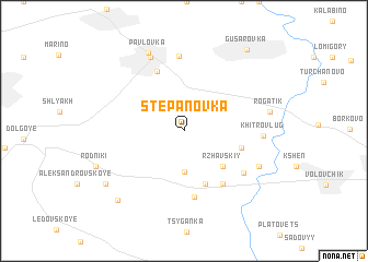 map of Stepanovka