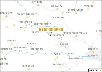 map of Stepanovka