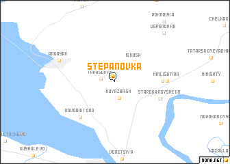 map of Stepanovka