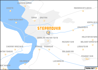 map of Stepanovka