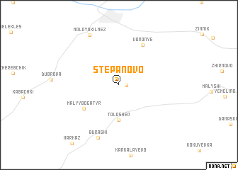 map of Stepanovo