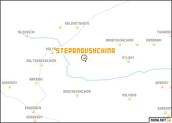 map of Stepanovshchina