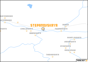 map of Stepanovskaya