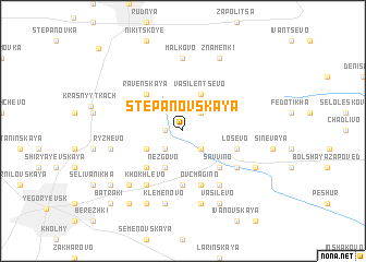 map of Stepanovskaya