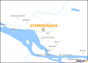 map of Stepanovskaya