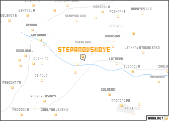 map of Stepanovskoye