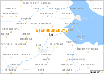 map of Stepanovskoye