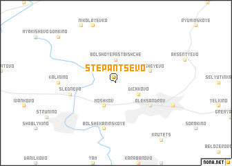 map of Stepantsevo