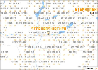 map of Stephanskirchen