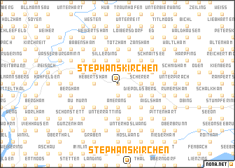 map of Stephanskirchen