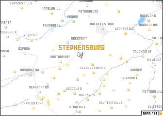 map of Stephensburg