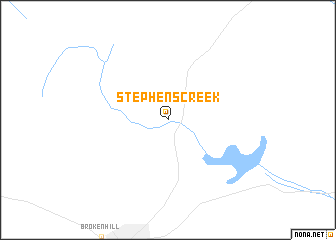map of Stephens Creek