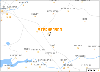 map of Stephenson