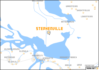 map of Stephenville