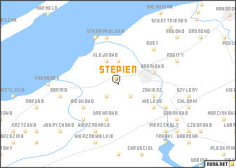 map of Stępień