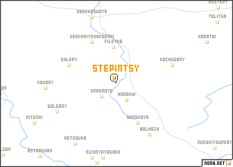 map of Stepintsy
