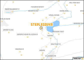 map of Steplegovka