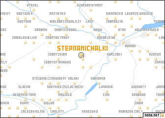 map of Stępna Michałki