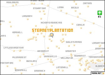 map of Stepney Plantation