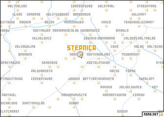 map of Stepnica