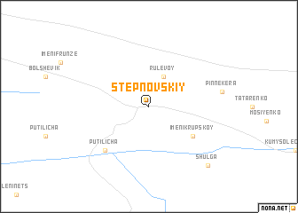 map of Stepnovskiy