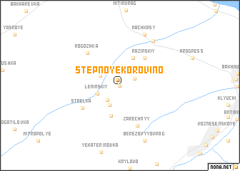 map of Stepnoye Korovino