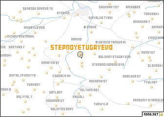 map of Stepnoye Tugayevo