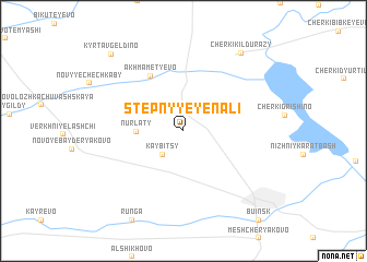 map of Stepnyye Yenali