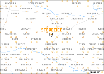 map of Stępocice