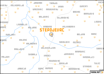 map of Stepojevac