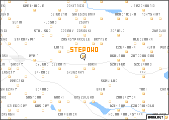 map of Stępowo