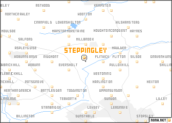 map of Steppingley