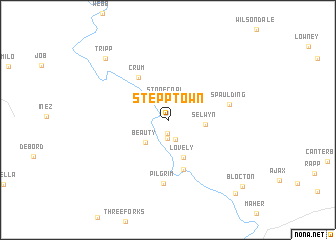 map of Stepptown