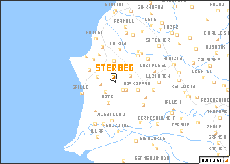 map of Stërbeg