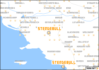 map of Sterdebüll