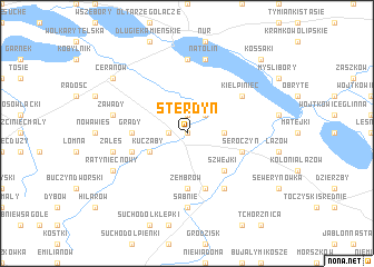 map of Sterdyń