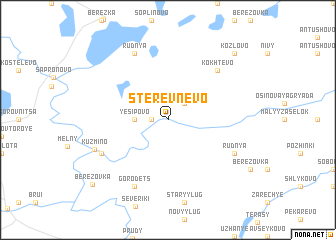 map of Sterevnëvo