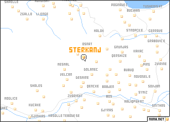 map of Stërkanj