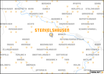 map of Sterkelshausen