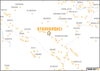 map of Sterkerovci