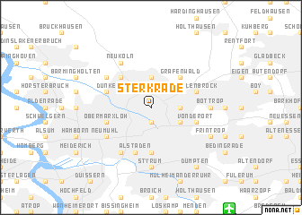 map of Sterkrade