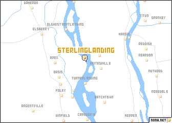 map of Sterling Landing
