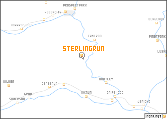 map of Sterling Run