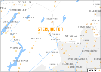 map of Sterlington